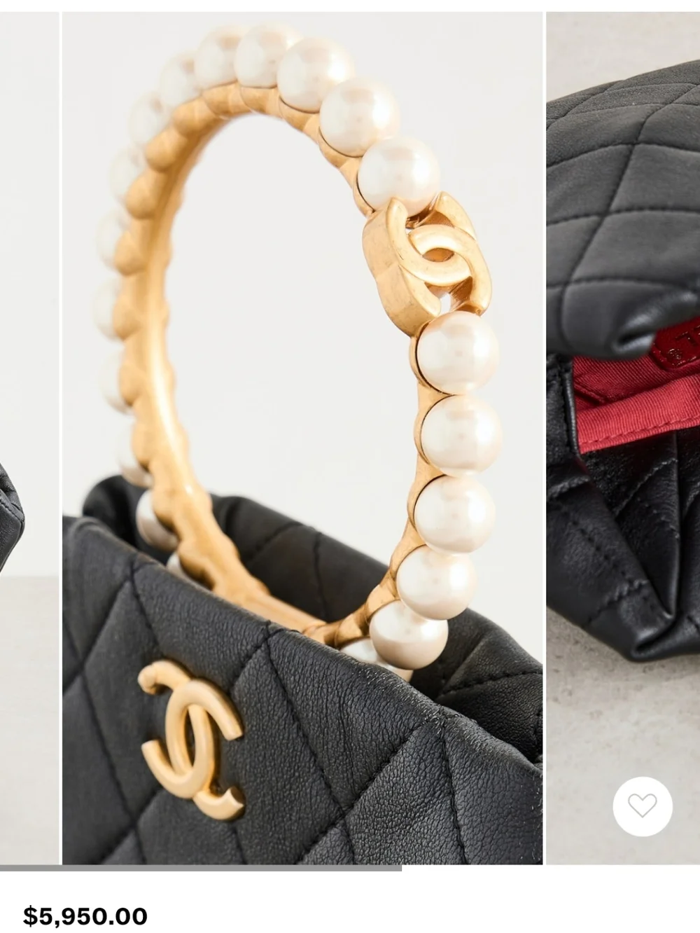 CHANEL Pearl Crown 👑 Clutch Bag - Picture 4 of 5